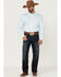 Resistol Men's Trenton Stripe Long Sleeve Button-Down Western Shirt , Multi, hi-res