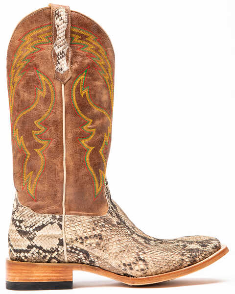 Cody James Men's Brown Python Western Boots - Broad Square Toe, Brown, hi-res