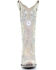 Corral Women's Floral Embroidered Western Boots - Snip Toe, White, hi-res