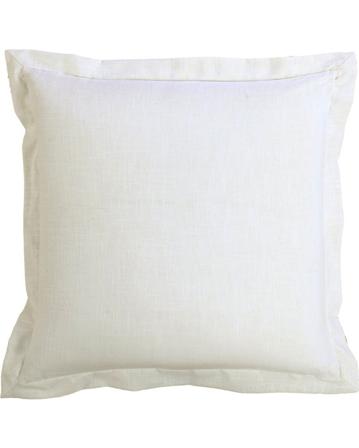 Image #1 - HiEnd Accents Linen Euro Sham, White, hi-res