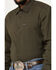 Image #3 - Kimes Ranch Men's Linville Long Sleeve Button-Down Performance Western Shirt, Olive, hi-res