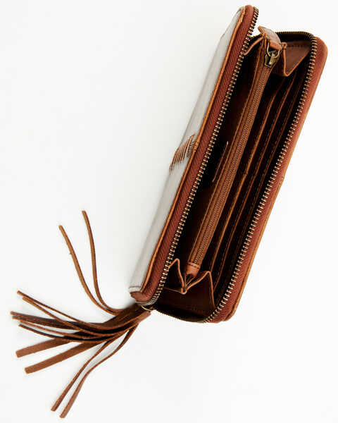 Image #3 - Cleo + Wolf Women's Leather Wallet, Distressed Brown, hi-res