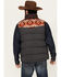 Image #4 - RANK 45® Men's Night Hike Southwestern Print Wool Puffer Vest, Grey, hi-res