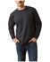 Image #1 - Ariat Men's FR Air Shock Long Sleeve Graphic Work T-Shirt , Black, hi-res