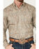 Image #3 - Stetson Men's Mosaic Print Long Sleeve Button-Down Western Shirt, Grey, hi-res