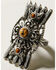 Image #2 - Shyanne Women's Monument Valley Silver Medallion Statement Ring, Silver, hi-res