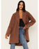 Image #1 - Idyllwind Women's Studded Wool Snap Coat, Brown, hi-res