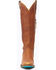 Image #4 - Lane Women's Plain Jane Tall Western Boots - Round Toe, Orange, hi-res
