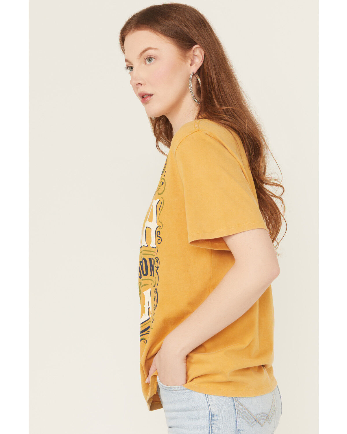 Image #2 - Idyllwind Women's I Asked For Tequila Short Sleeve Graphic Tee, Dark Yellow, hi-res