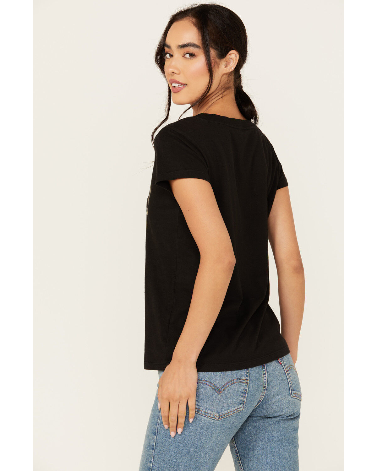 Image #4 - Shyanne Women's Mountain Vibe Short Sleeve Graphic Tee, Black, hi-res