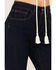 Ariat Women's Ultra Jazmine High Rise Straight Crop Jean, Dark Wash, hi-res