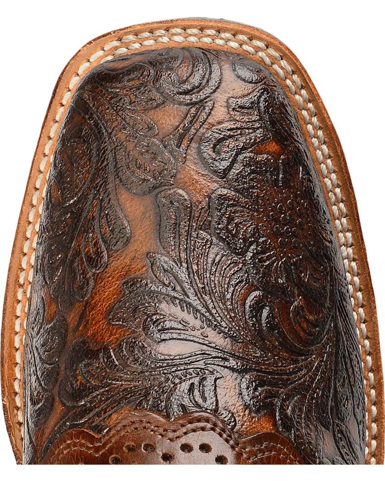hand tooled cowgirl boots