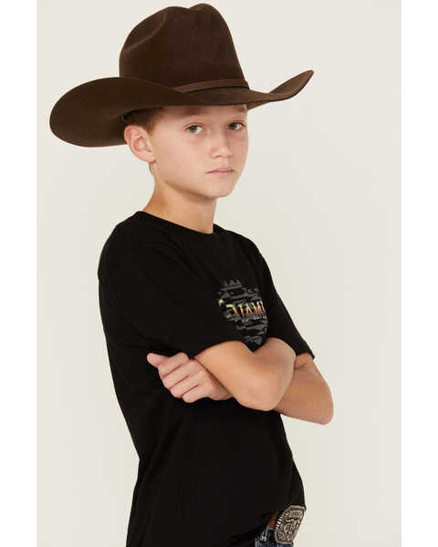 Image #2 - Cody James Boys' Barra Mexico Logo Short Sleeve Graphic T-Shirt , Black, hi-res
