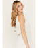 Idyllwind Women's Gladiolus Metallic Slip Tie Front Dress, Ivory, hi-res
