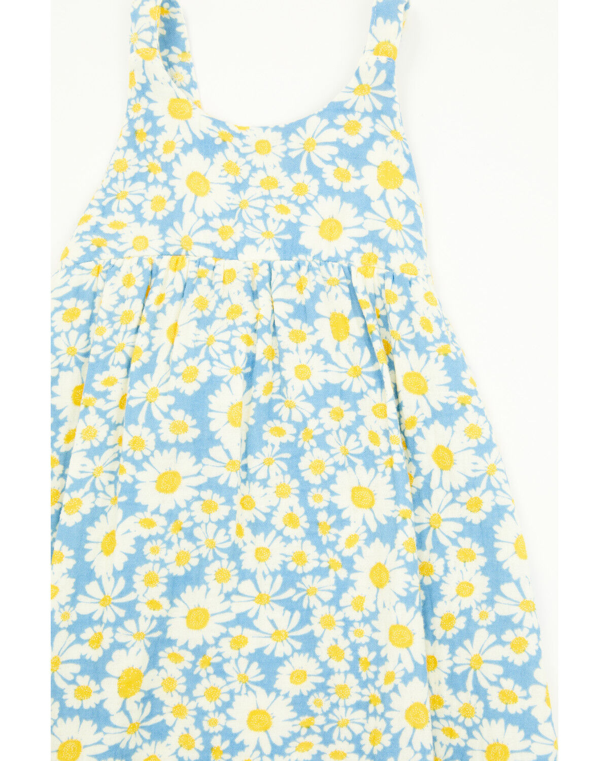 Image #2 - Angel Dear Infant Girls' Shasta Daisy Tie Back Onesie, Blue, hi-res