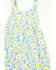 Image #2 - Angel Dear Infant Girls' Shasta Daisy Tie Back Onesie, Blue, hi-res