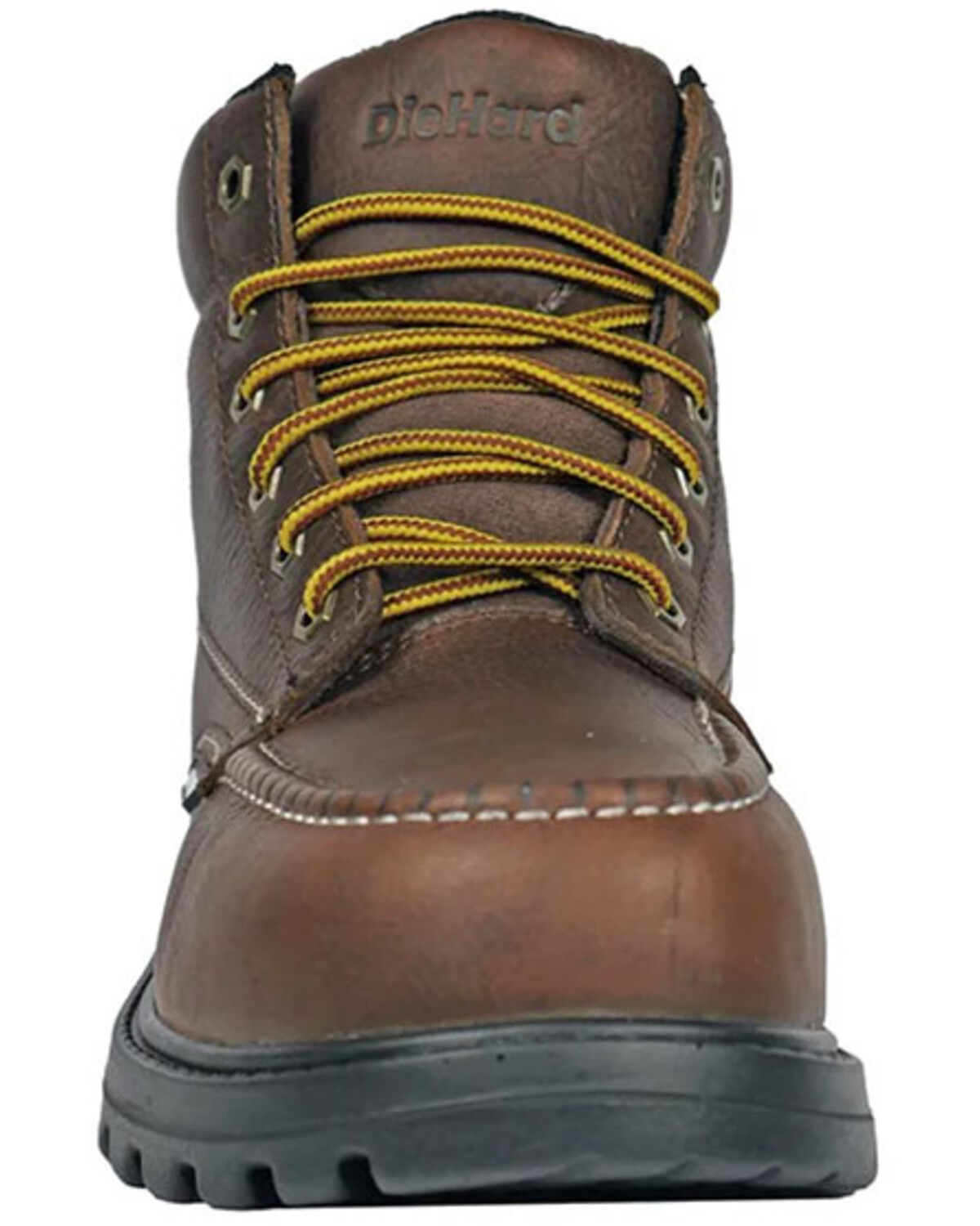 Image #4 - Die Hard Men's Tundra Moc Waterproof Work Boots - Composite Toe, Brown, hi-res