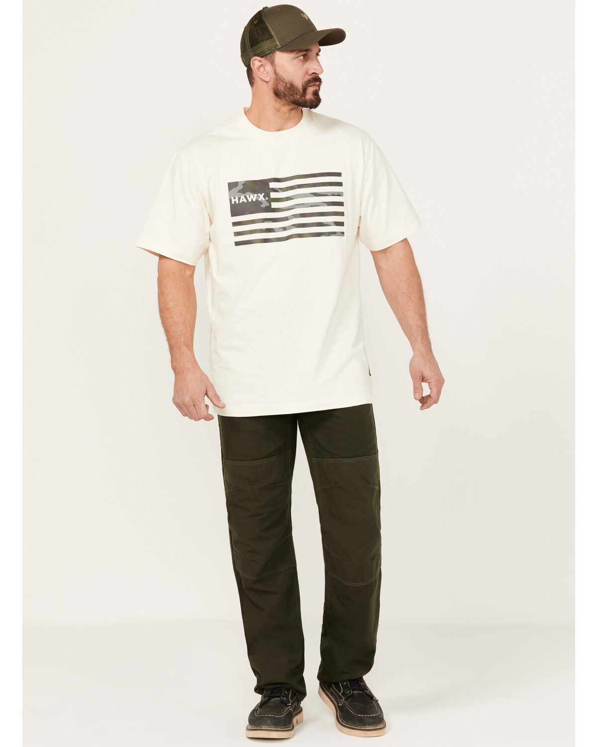Hawx Men's FR Canvas Pants, Forest Green, hi-res