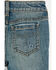 Image #3 - Shyanne Toddler Girls' Amber Dark Wash Embroidered Lacey Flare Stretch Denim Jeans, Dark Wash, hi-res