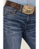 Image #2 - Ariat Women's R.E.A.L Perfect Rise Leila Bootcut Stretch Jeans, Dark Wash, hi-res