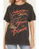 Image #3 - Merch Traffic Women's Johnny Cash Man In Black Short Sleeve Graphic Tee, Black, hi-res