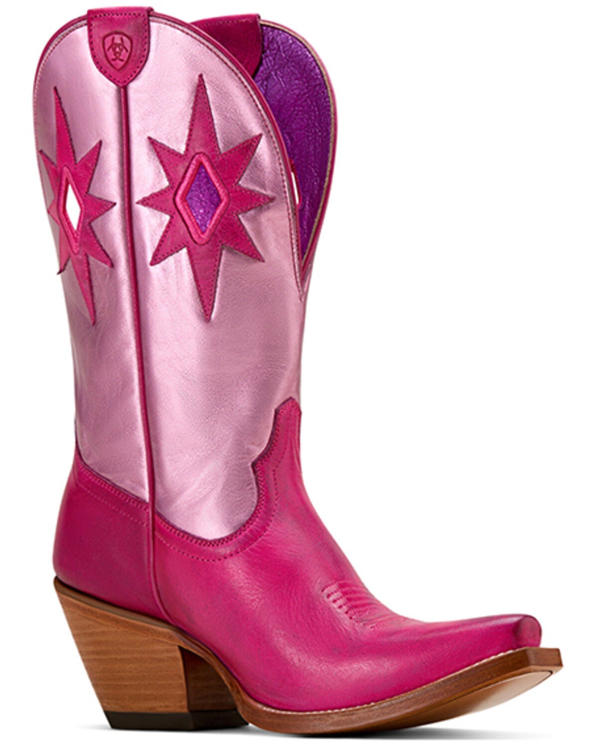 Ariat Women's Starlight Western Boots - Snip Toe, Pink, hi-res