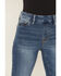 Image #2 - Good American Women's Good Legs Medium Wash High Rise Pull-On Flare Jeans, Medium Wash, hi-res