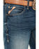 Image #2 - Ariat Men's M5 Whitman Straight Skyland Stretch Jeans, Dark Medium Wash, hi-res
