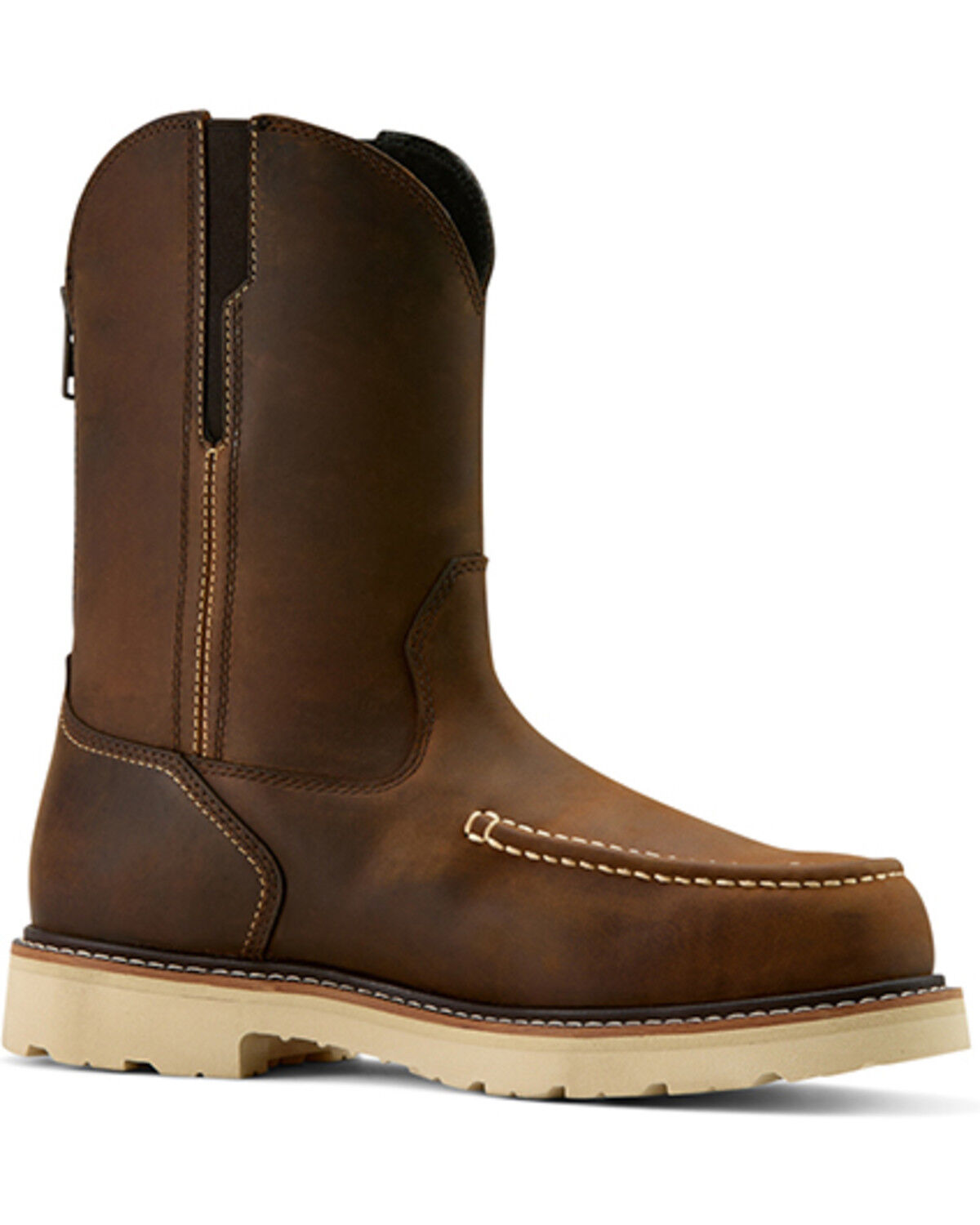 Image #1 - Ariat Men's Rebar Lift Moc Work Boots - Composite Toe, Brown, hi-res