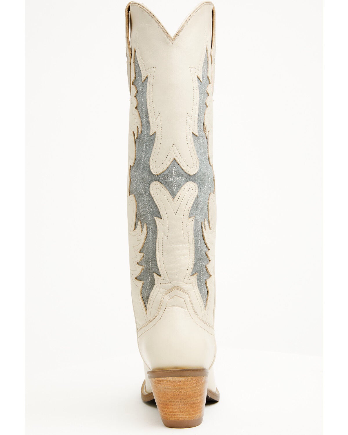 Image #5 - Idyllwind Women's Fire and Reign Tall Suede Western Boots - Round Toe, Ivory, hi-res