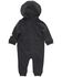 Image #2 - Carhartt Infant Boys' Logo Print Long Sleeve Hooded Zip-Up Onesie, Black, hi-res