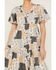 Mikarose Women's The Clementine Multi Patchwork Mini Dress, Multi, hi-res