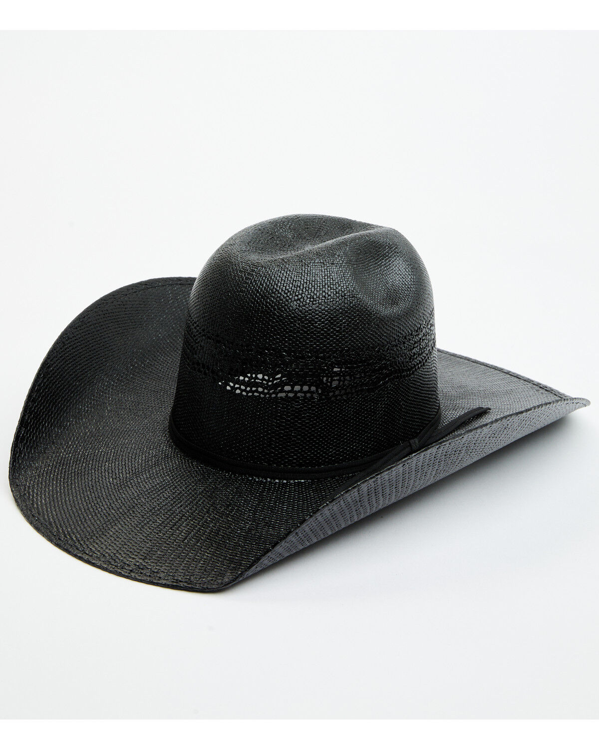 Image #1 - Cody James Hanoverian Straw Cowboy Hat, Black, hi-res