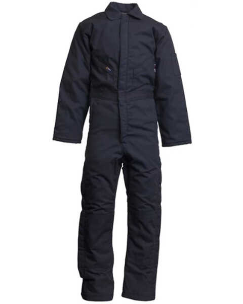 Lapco Men's Fire Resistant Insulated Work Coveralls , Navy, hi-res