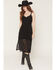 Image #1 - Idyllwind Women's Merle Lace Sleeveless Midi Dress, Black, hi-res