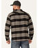Image #4 - Brixton Men's Bowery Plaid Print Long Sleeve Button-Down Stretch Flannel Shirt, Black, hi-res