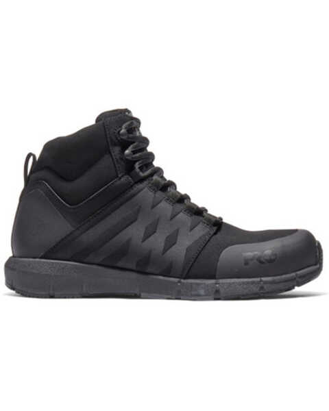 Image #2 - Timberland Men's Radius Mid Lace-Up Work Shoes - Composite Toe, Black, hi-res