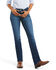 Ariat Women's R.E.A.L Perfect Rise Stretch Abby Straight Mackenzie Jeans, Blue, hi-res