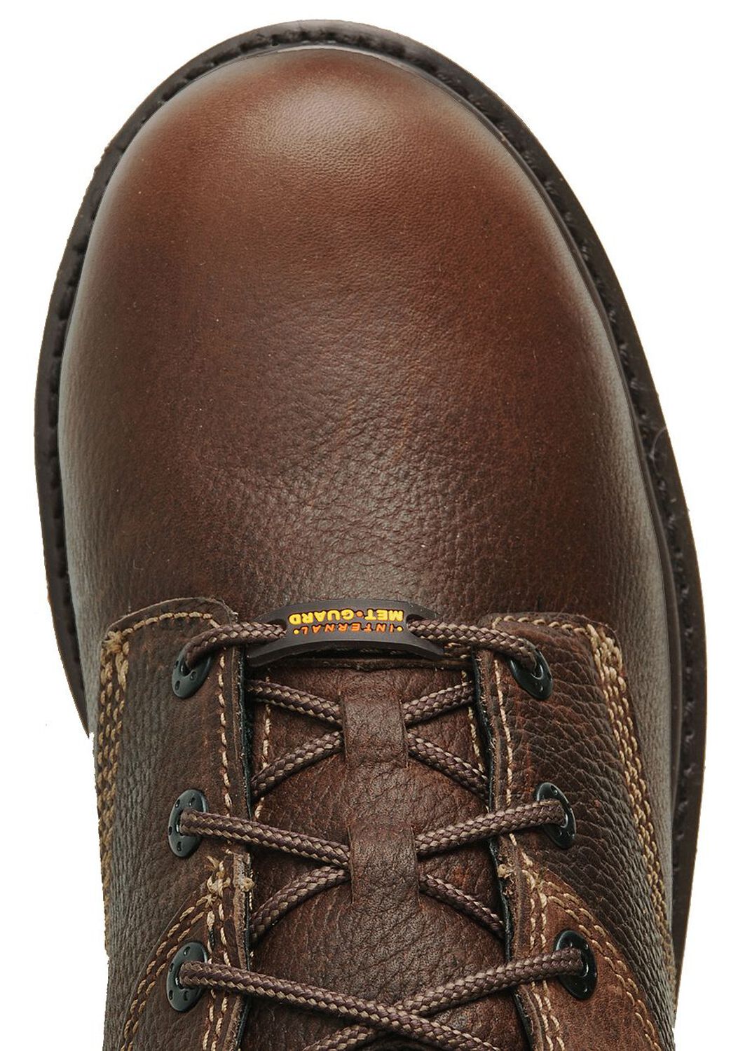 Image #6 - Timberland PRO Men's 6" Internal Met Guard Work Boots - Steel Toe, Burgundy, hi-res
