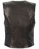 Image #2 - Milwaukee Leather Women's Lightweight Zipper Front Braided Vest - 4X, Black, hi-res