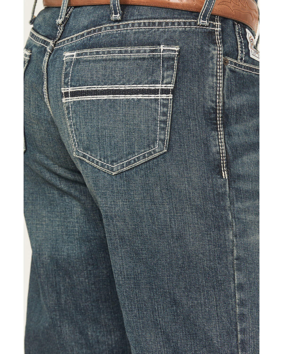 Cinch White Label Relaxed Fit Mid Rise Jeans Dark Stonewash Cinch White Label Relaxed Fit Mid Rise Jeans Dark Stonewash