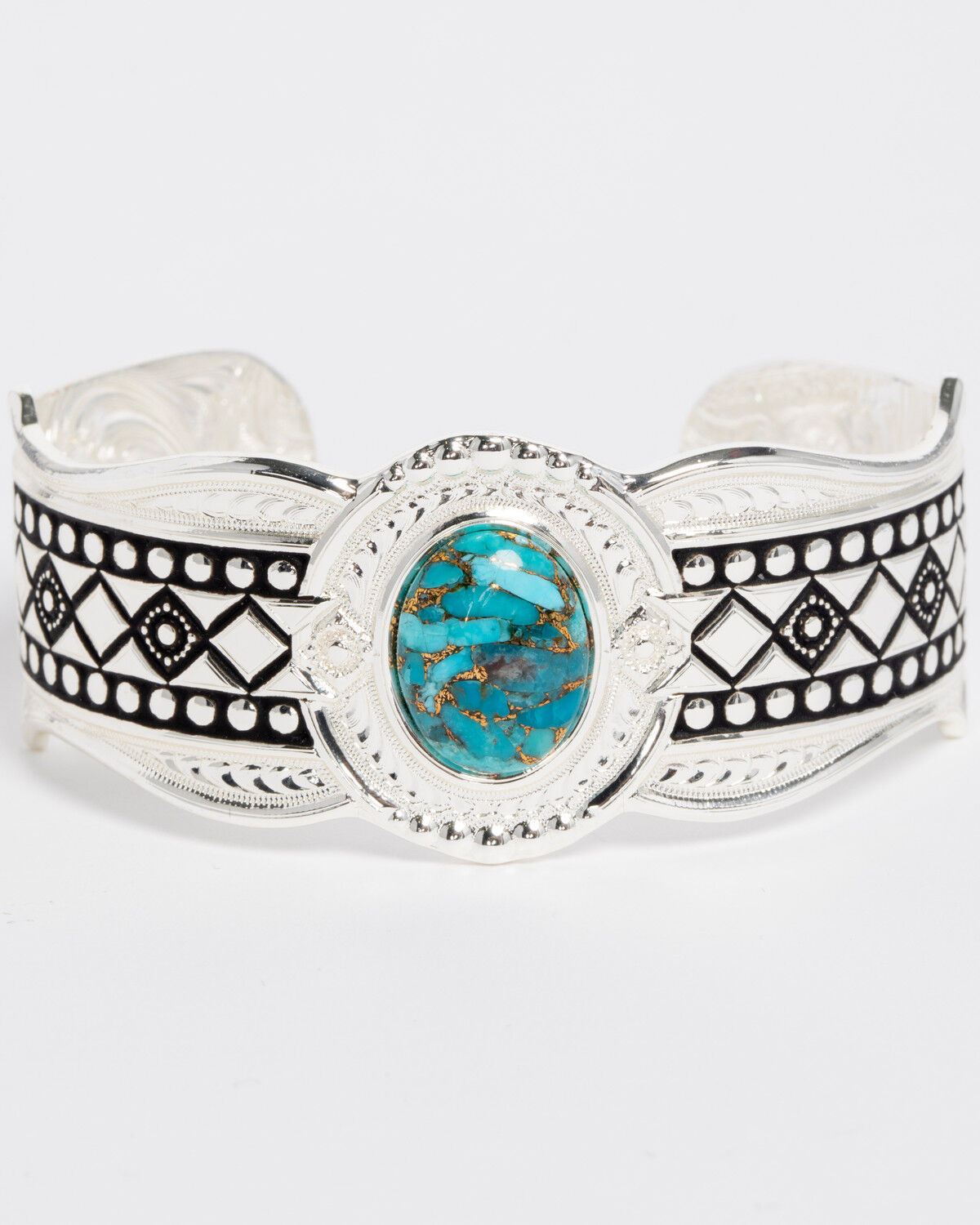 Image #1 - Montana Silversmiths Women's Phases Of The World Cuff Bracelet, Silver, hi-res