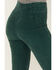 Image #4 - Free People Women's Jayde Cord Flare Jeans, Forest Green, hi-res