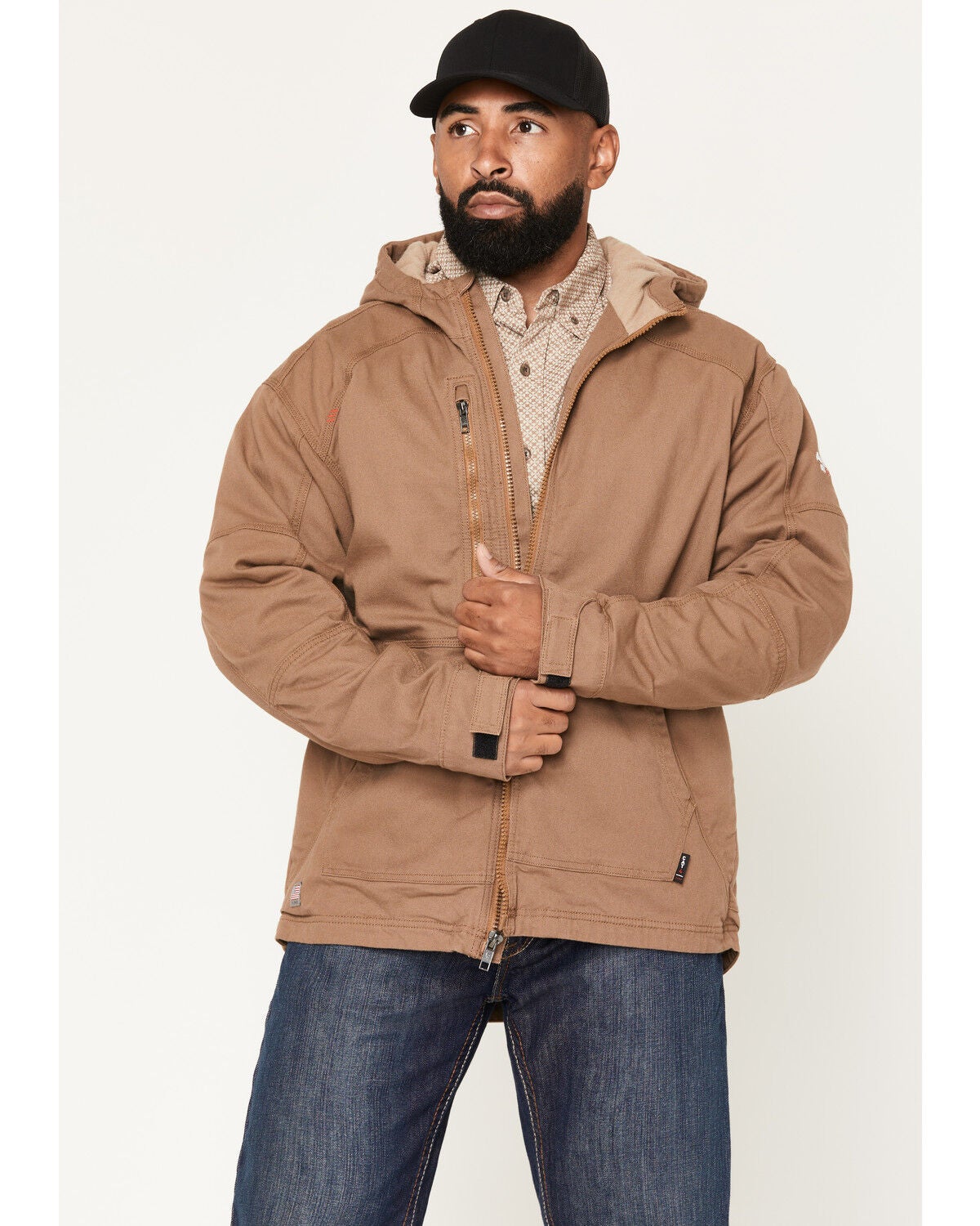 Ariat Men's FR Duralight Cordura&reg; Canvas Jacket, Beige, hi-res