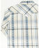 Image #4 - Cody James Toddler Boys' Western Wind Plaid Print Long Sleeve Snap Western Shirt, Cream, hi-res