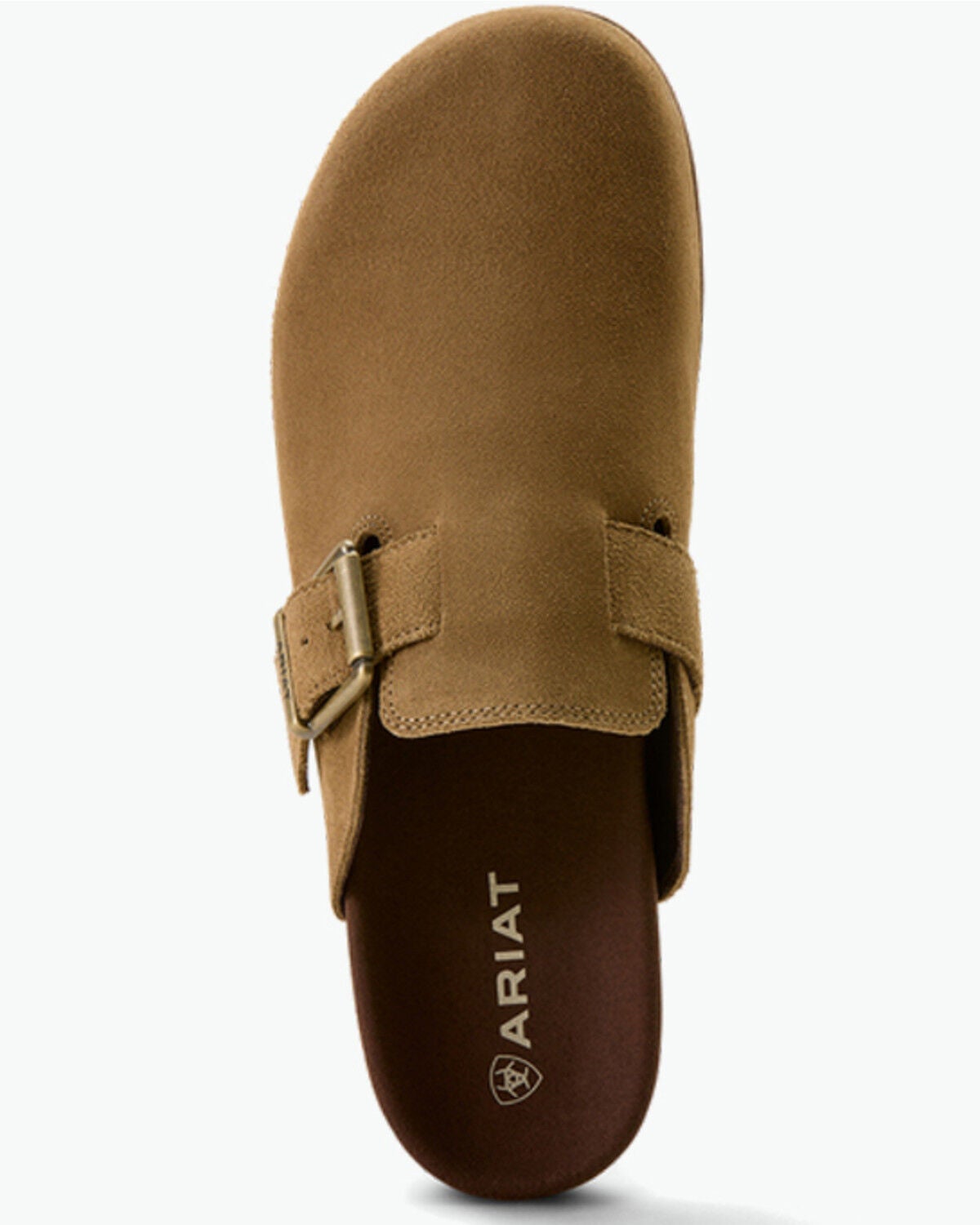 Image #4 - Ariat Men's Country Mule Suede Sandals, Brown, hi-res