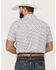 Image #4 - Rock & Roll Denim Men's Longhorn Print Short Sleeve Pearl Snap Western Shirt , White, hi-res