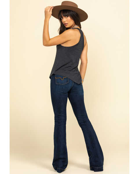 Kimes Ranch Women's Dark Wash Jennifer High Rise Wide Flare Jeans, Blue, hi-res