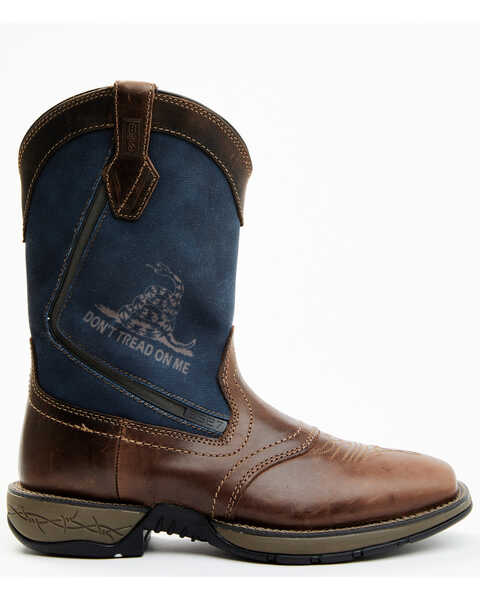 Image #2 - Brothers and Sons Men's Xero Gravity Lite Western Performance Boots - Broad Square Toe, Dark Brown, hi-res