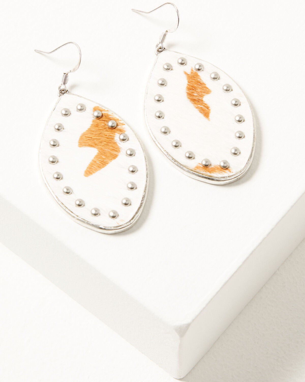 Idyllwind Women's Hyland Hair-On Earrings, Brown, hi-res